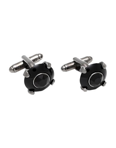 Shop Dsquared2 Man Cufflinks And Tie Clips Black Size - Metal