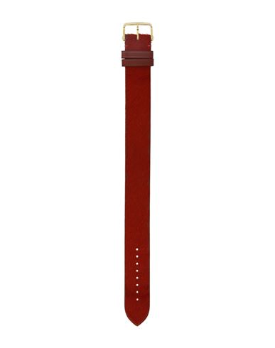 Tom Ford Leather Strap Watch Accessory Red Size - Tanned Leather In Brown