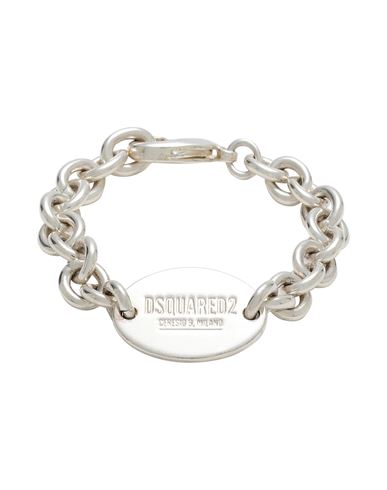 Dsquared2 Man Bracelet Silver Size - Metal In Metallic