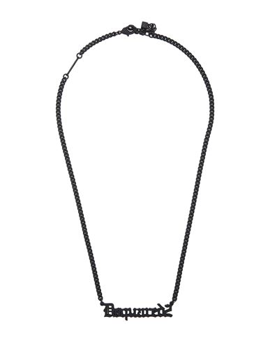 Dsquared2 Man Necklace Black Size - Metal