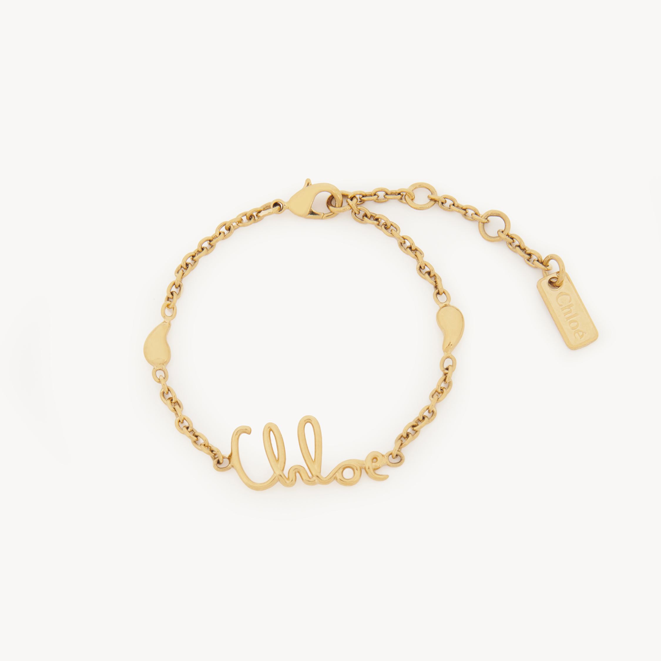 Shop Chloé Bracelet  Iconic Femme Or Taille Onesize 100% Laiton In Gold