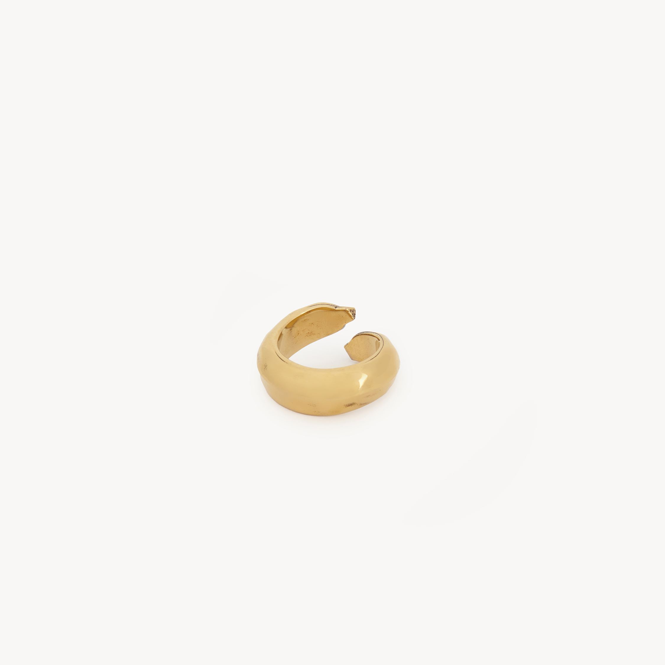 Chloé The  Bananas Ring Gold Size N 100% Brass In Gold