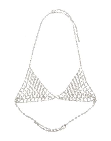 Circus Hotel Woman Body Jewel Silver Size - Metal In White