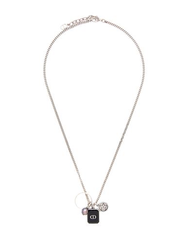 Dior Woman Necklace Silver Size - Metal In Metallic
