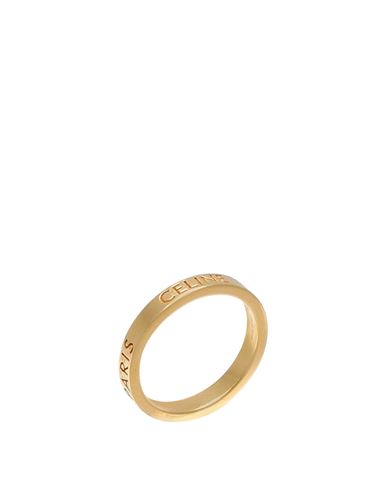 Celine Woman Ring Gold Size 6 Brass