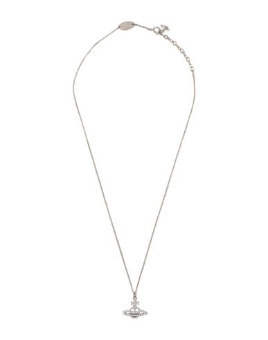 Vivienne Westwood Calliope Pendant Woman Necklace Silver Size - Recycled Silver, Cubic Zirconia In Silver