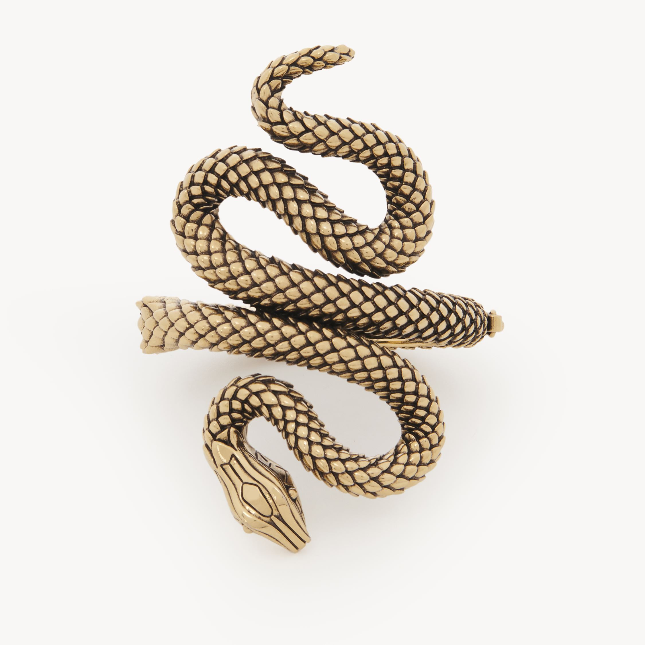 Shop Chloé The  Snake Bracelet Gold Size Onesize 100% Brass