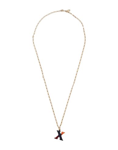 Chloé Woman Necklace Gold Size - Brass, Enamel In Gold