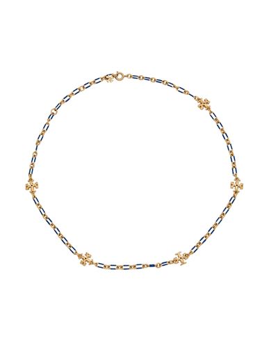 Tory Burch Woman Necklace Midnight Blue Size - Metal