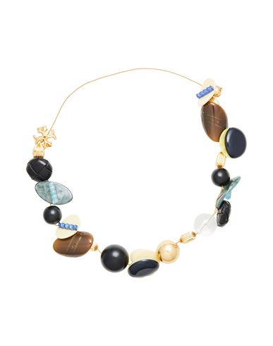 Tory Burch Woman Necklace Gold Size - Metal, Plastic