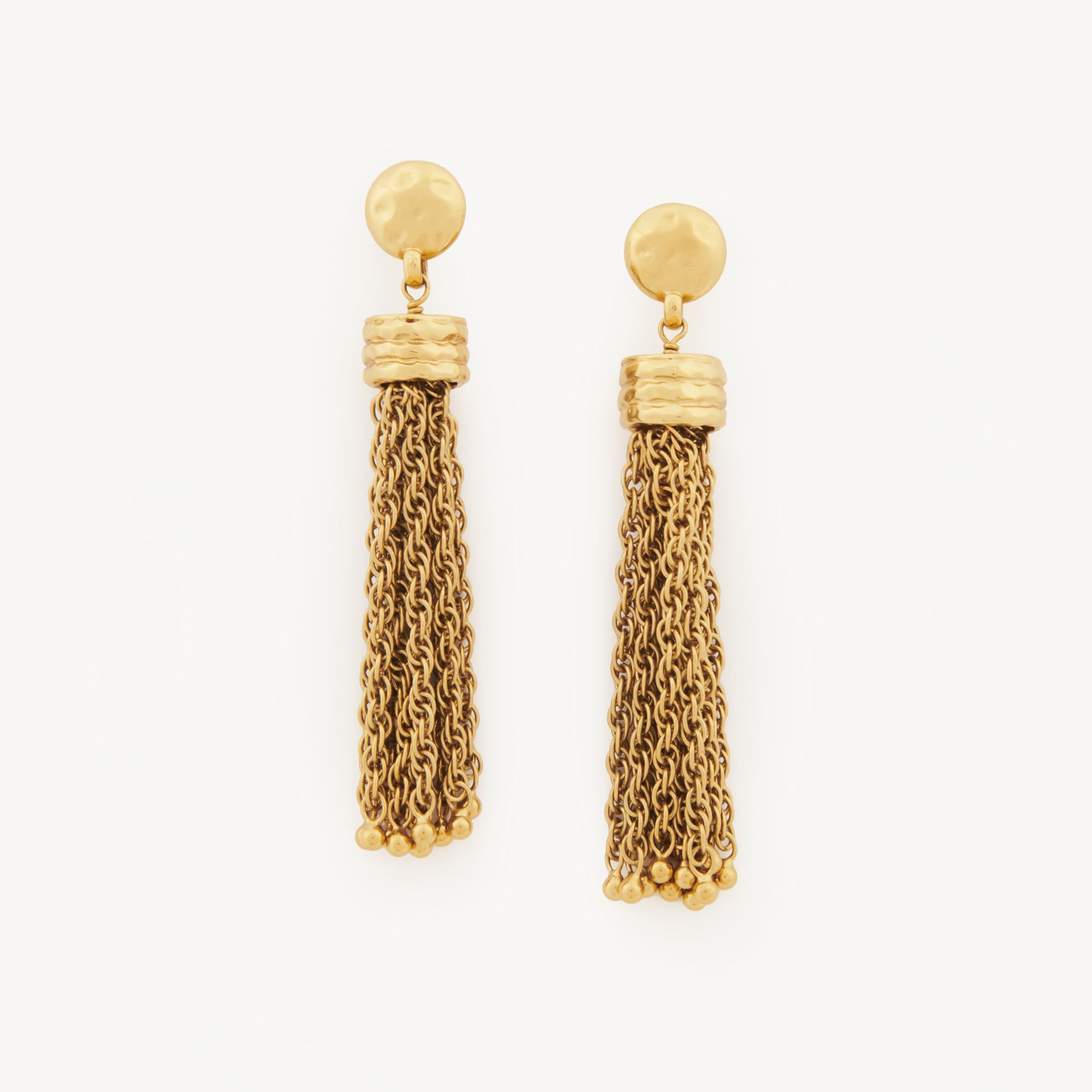 Chloé Boucles D'oreilles  Pompoms Femme Or Taille Onesize 100% Laiton In Gold