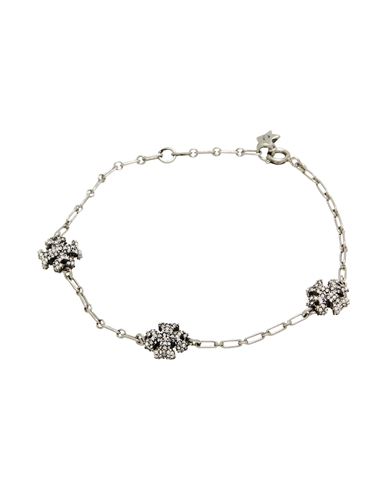 Tory Burch Woman Bracelet Silver Size - Metal In Silver