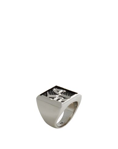 Karl Lagerfeld Woman Ring Silver Size 6 Metal In Silver