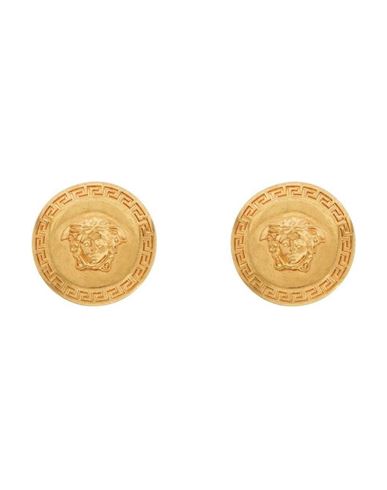 Versace Tribute Medusa Stud Earrings In Gold