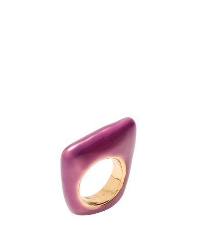 Marni Woman Ring Mauve Size 7.5 Metal In Purple