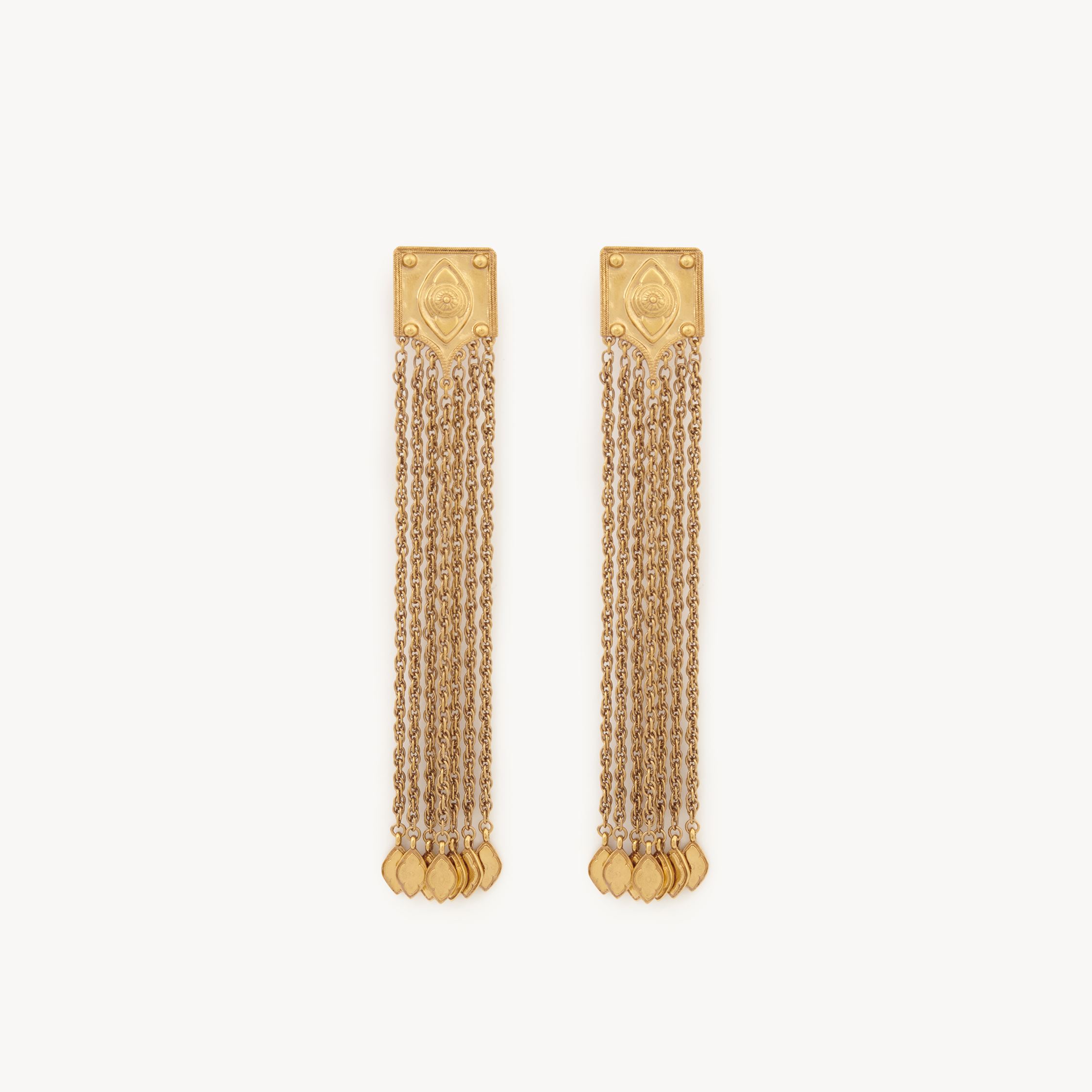 Chloé The  Amulet Earrings Gold Size Onesize 100% Brass In Gold