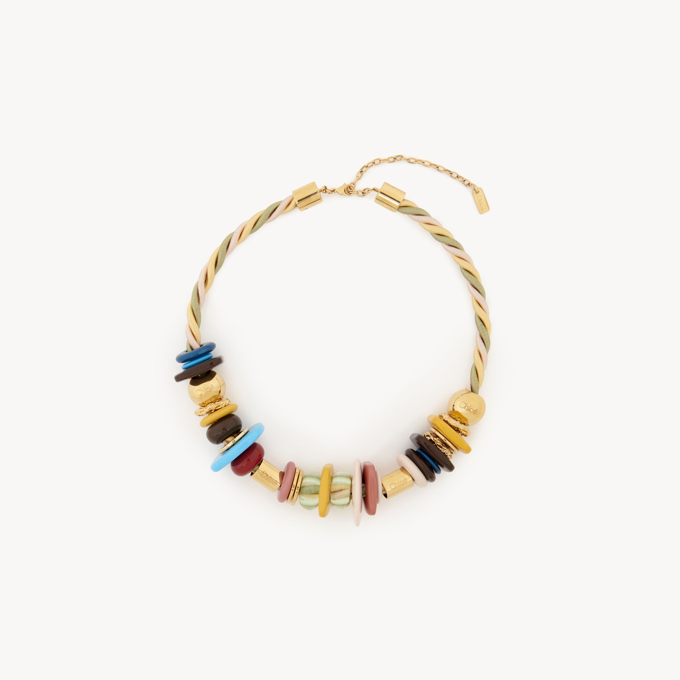Chloé Gold-tone Beaded Necklace