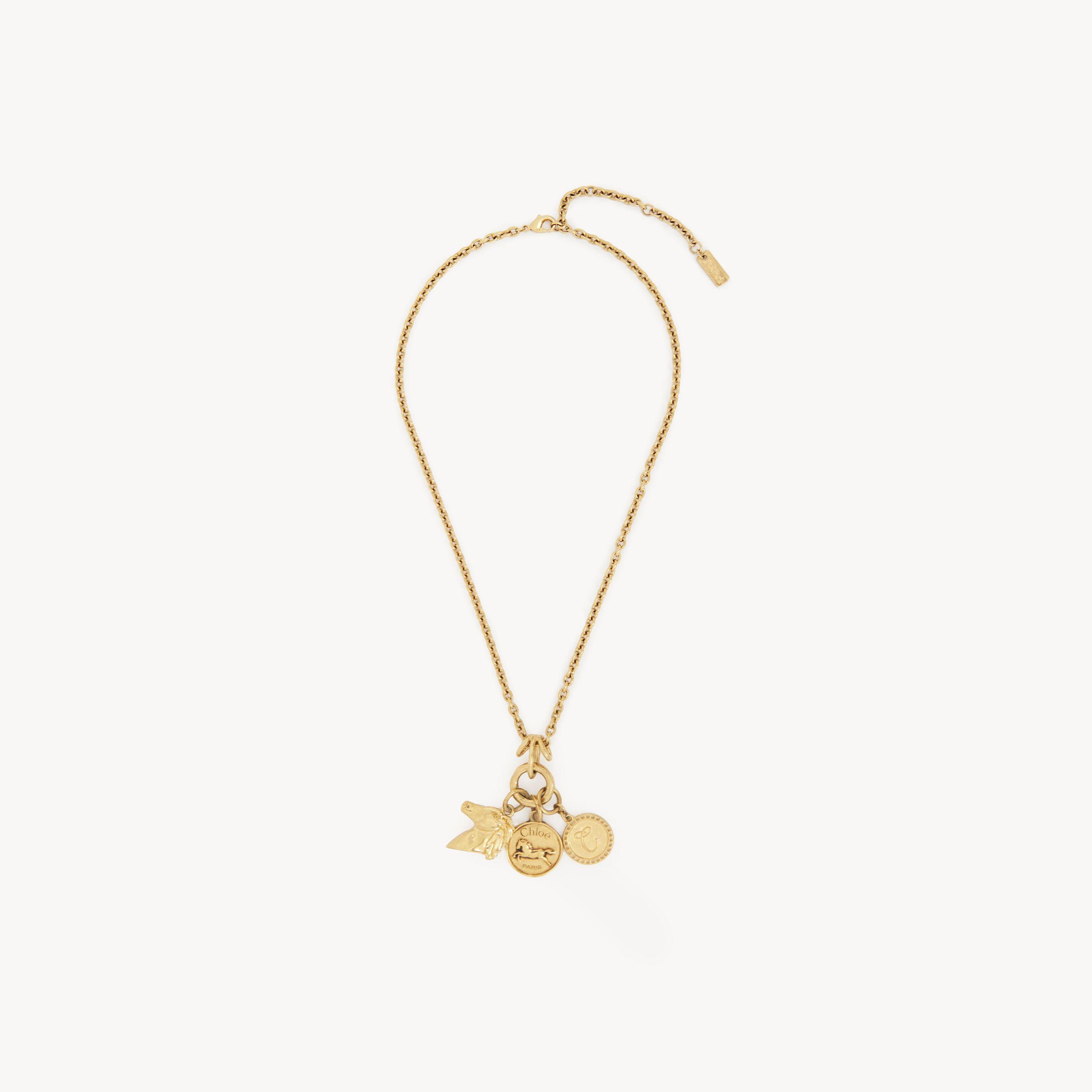 Chloé The  Charms Necklace Gold Size Onesize 100% Brass In Gold