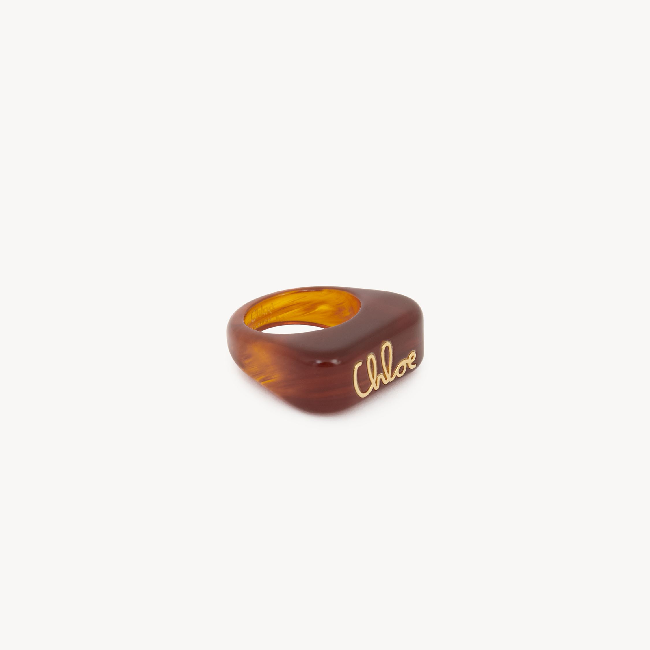 Chloé Plage Logo Resign Ring