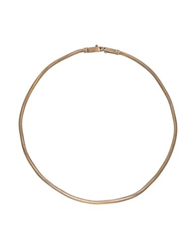 Rick Owens Man Necklace Bronze Size - Brass In Yellow