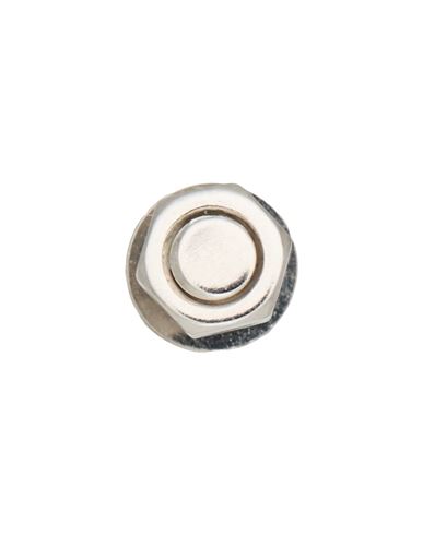 Maison Margiela Man Single Earring Silver Size - Metal In Silver