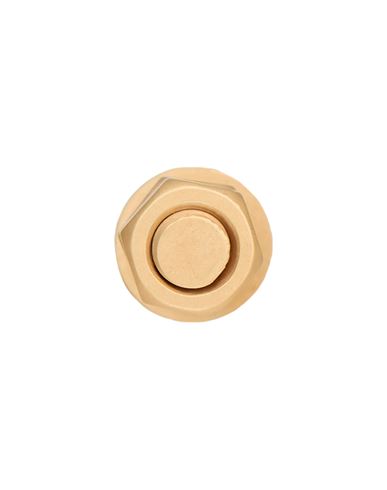 Maison Margiela Man Single Earring Gold Size - Metal In Gold