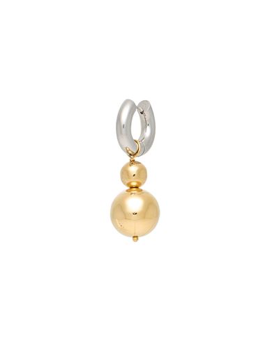 Timeless Pearly Woman Single Earring Silver Size - Metal In Gold