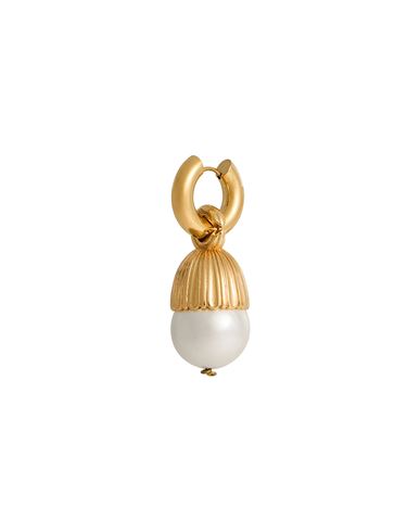 Timeless Pearly Woman Single Earring Gold Size - Metal In Gold