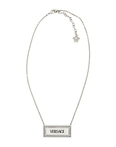 Versace Man Necklace Silver Size - Metal In Metallic