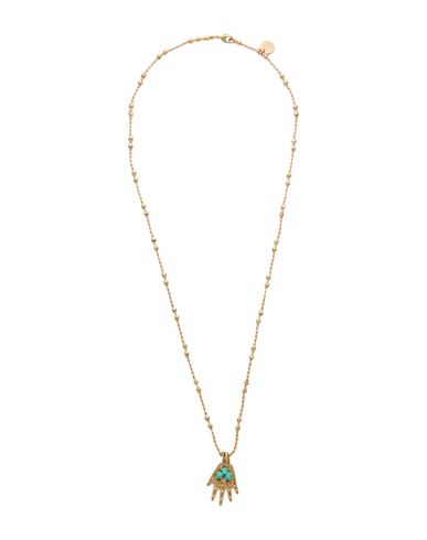 Camille Enrico Woman Necklace Gold Size - Brass, Tin