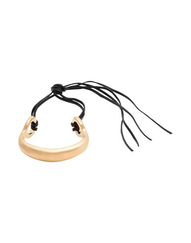 Isabel Marant Woman Bracelet Gold Size - Brass, Lambskin In Gold