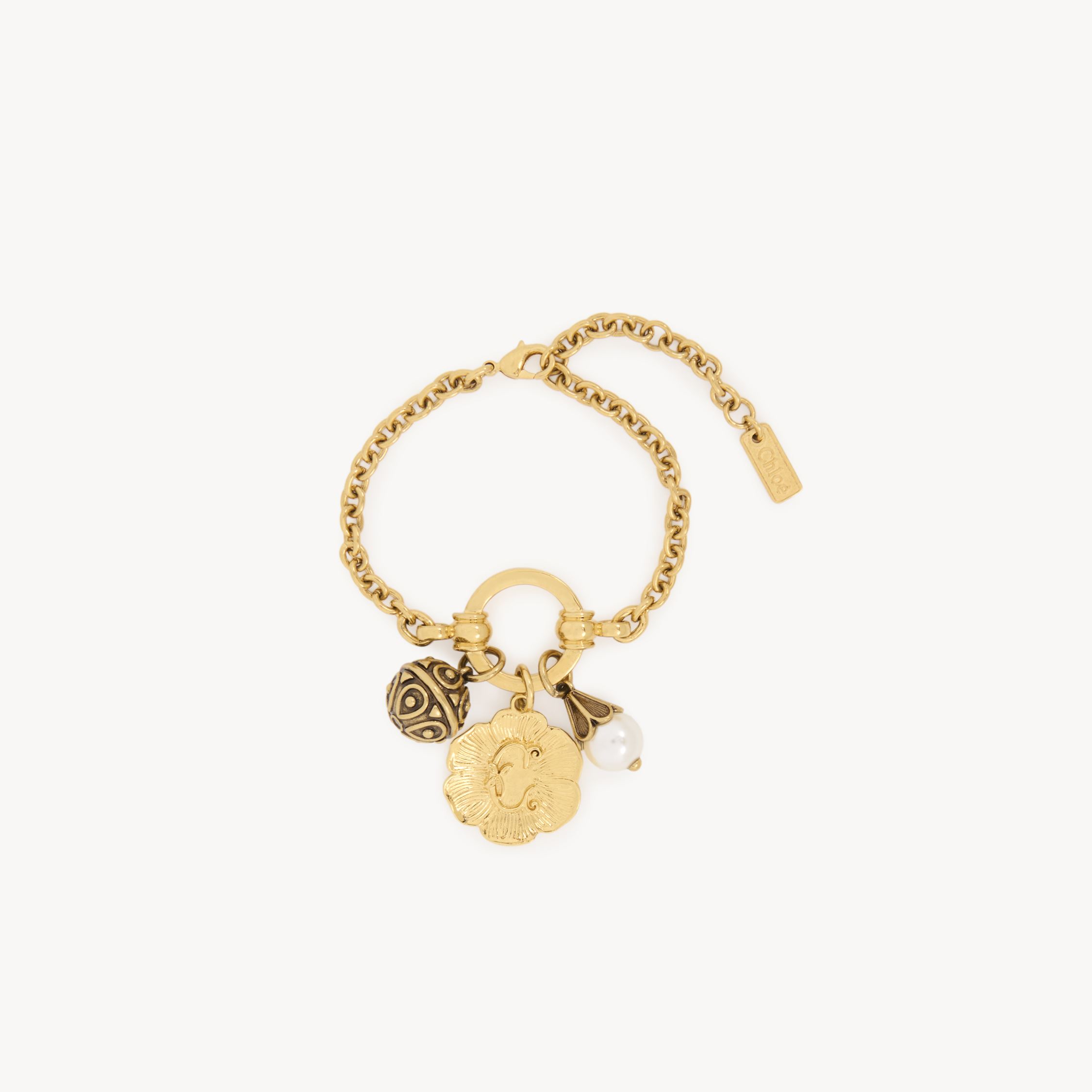 Chloé The Château Treasures Bracelet Gold Size Onesize 100% Brass In Gold