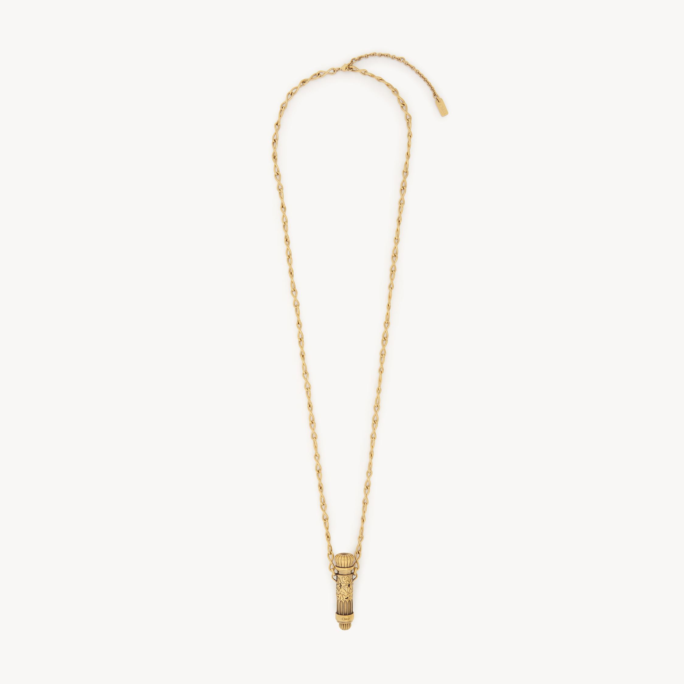 Chloé Bottle-pendant Necklace In Gold