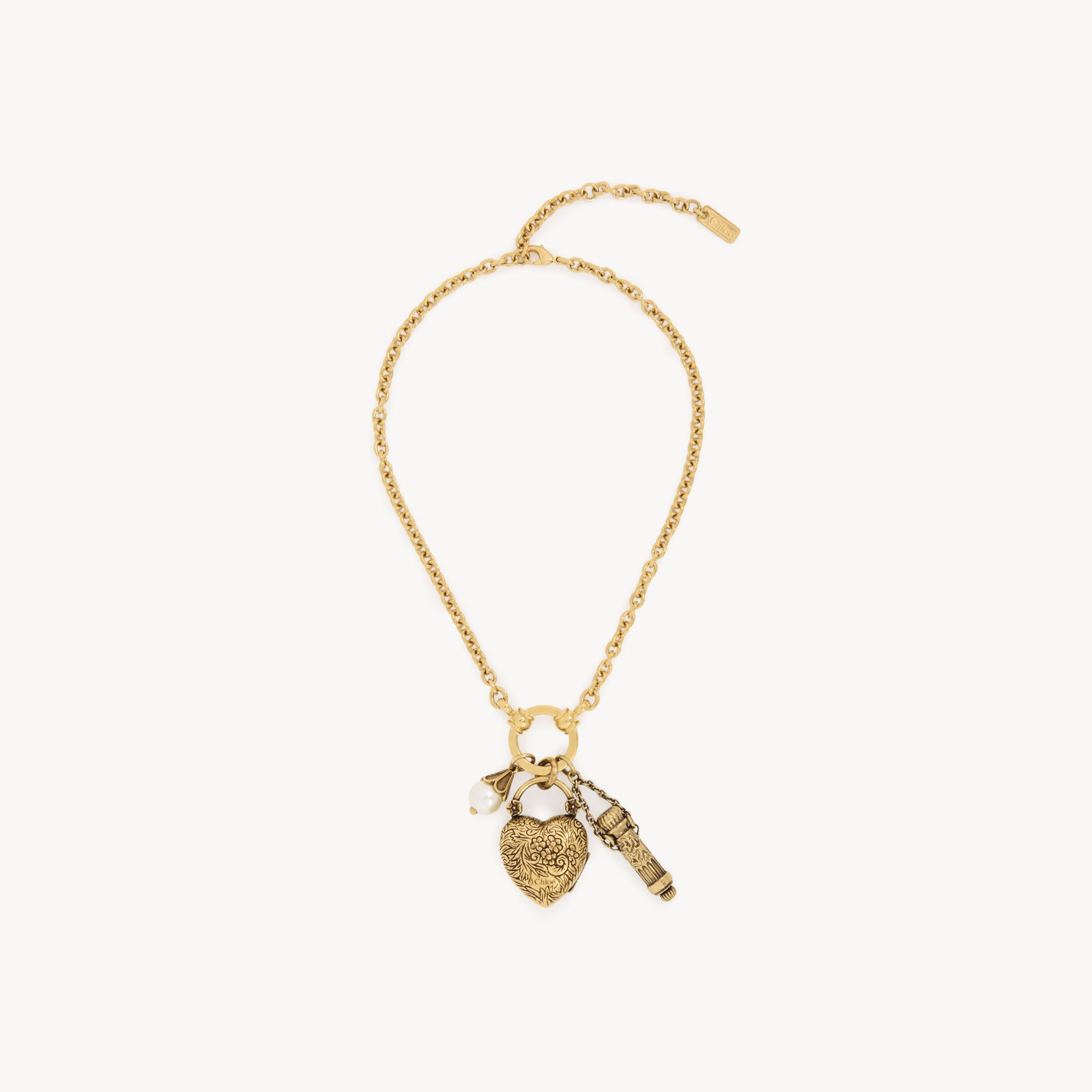 Chloé The Château Treasures Choker Gold Size Onesize 100% Brass In Gold