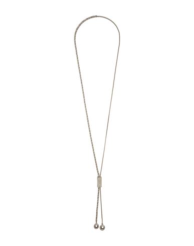 Mm6 Maison Margiela Woman Necklace Silver Size - Brass In Metallic