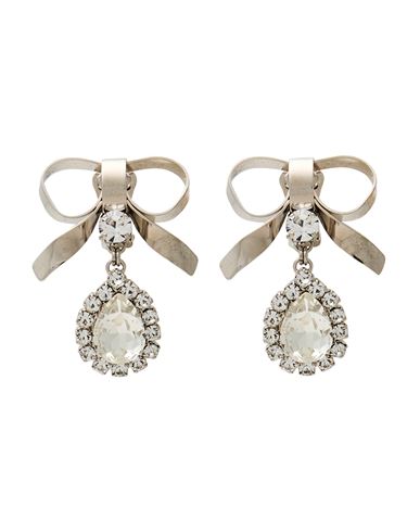 Alessandra Rich Woman Earrings Silver Size - Metal