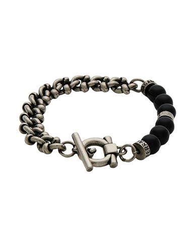 Ferragamo Woman Bracelet Silver Size - Metal In Black