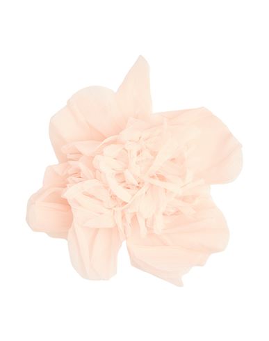 Max Mara Woman Brooch Light Pink Size - Silk, Metal