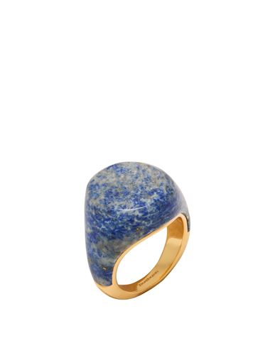 Zimmermann Woman Ring Blue Size 7 Stone, Brass