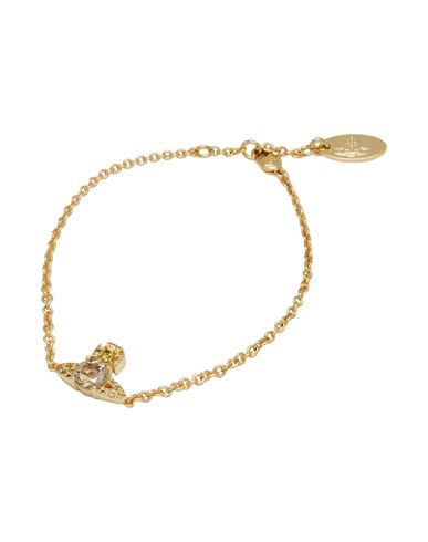 Vivienne Westwood Woman Bracelet Gold Size - Brass In Brown