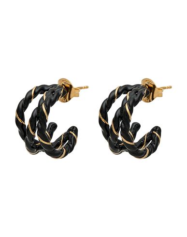 Maison Margiela Woman Earrings Black Size - 925/1000 Silver In Black
