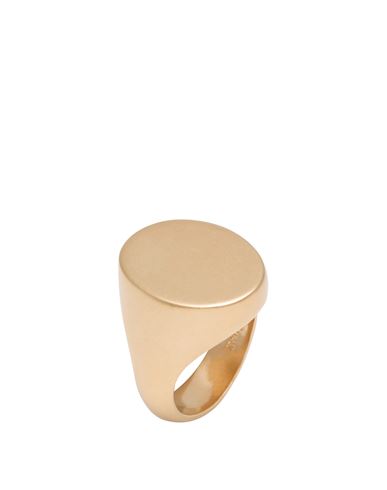 Maison Margiela Woman Ring Gold Size Vi 925/1000 Silver