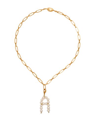 Timeless Pearly Woman Necklace Ivory Size - Metal In Gold