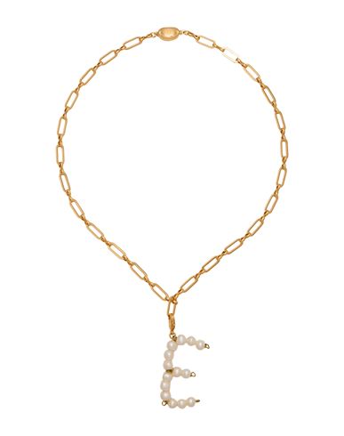 Timeless Pearly Woman Necklace Ivory Size - Metal In Gold