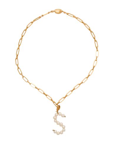Timeless Pearly Woman Necklace Ivory Size - Metal In Gold