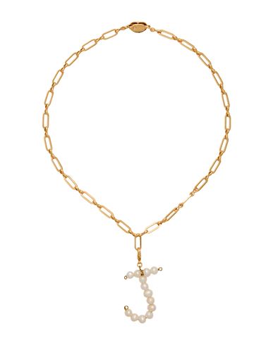 Timeless Pearly Woman Necklace Ivory Size - Metal In Gold