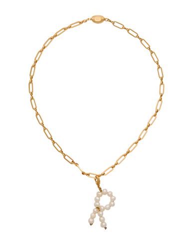 Timeless Pearly Woman Necklace Ivory Size - Metal In Gold