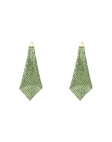Rabanne Woman Earrings Green Size - Metal