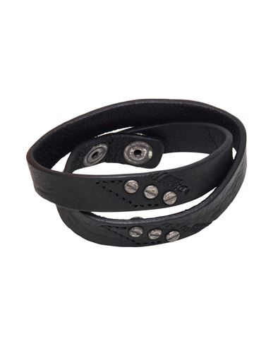 Diesel Man Bracelet Black Size - Leather