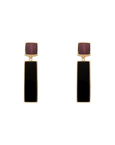 Dsquared2 Woman Earrings Black Size - Resin, Tin Alloy, Brass